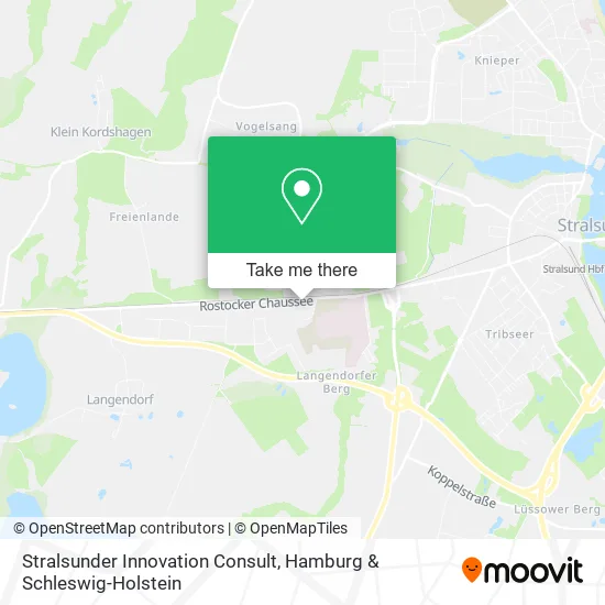Карта Stralsunder Innovation Consult