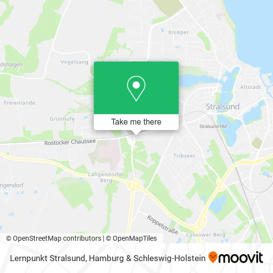 Карта Lernpunkt Stralsund