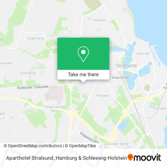 Карта Aparthotel Stralsund