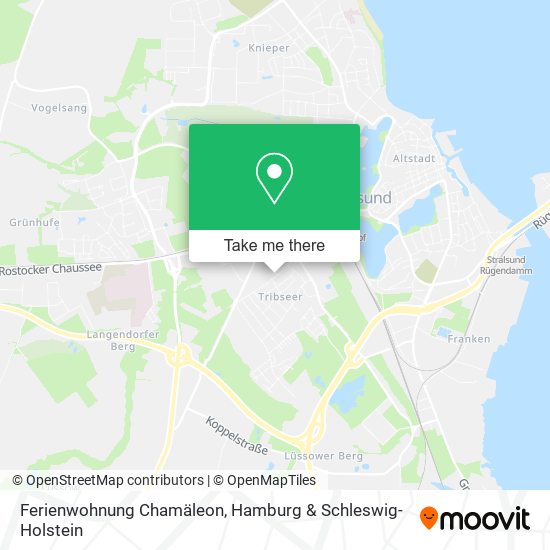 Ferienwohnung Chamäleon map