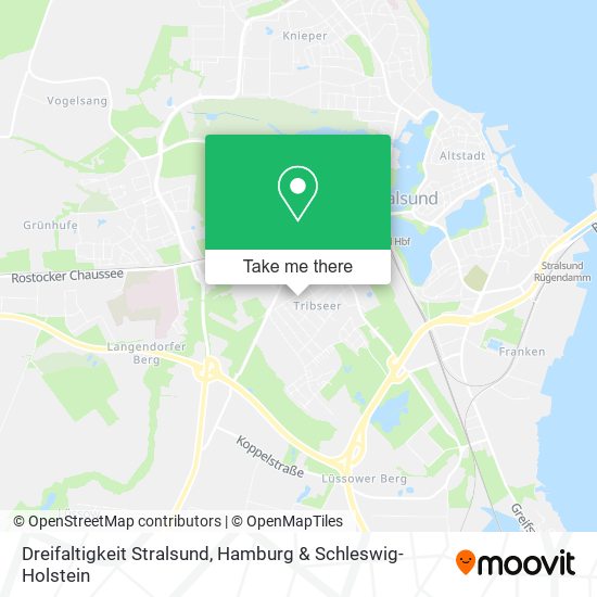 Dreifaltigkeit Stralsund map
