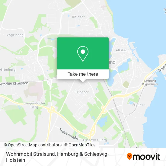 Карта Wohnmobil Stralsund