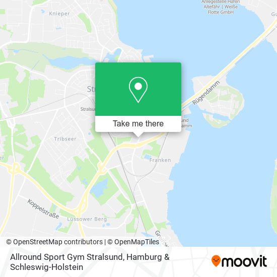 Allround Sport Gym Stralsund map