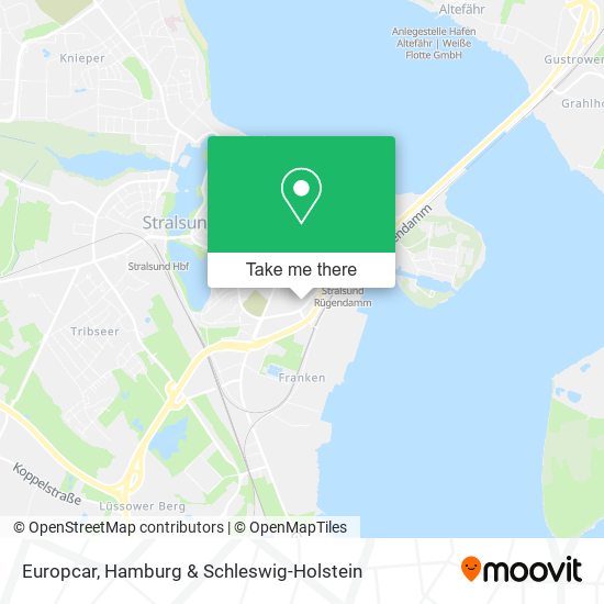 Europcar map