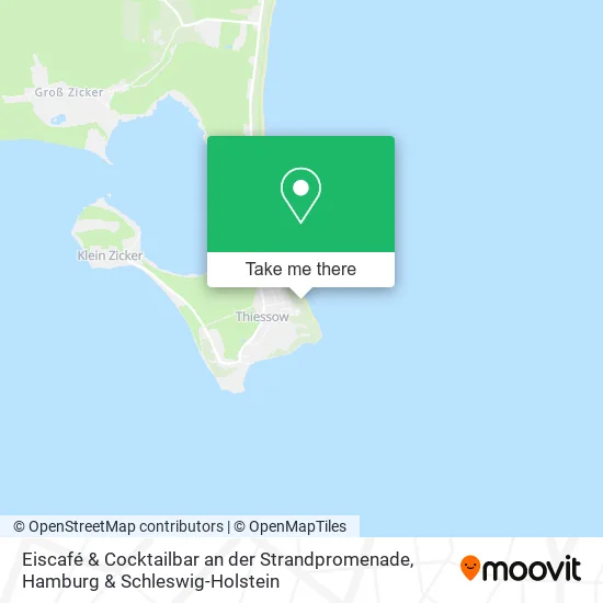 Карта Eiscafé & Cocktailbar an der Strandpromenade