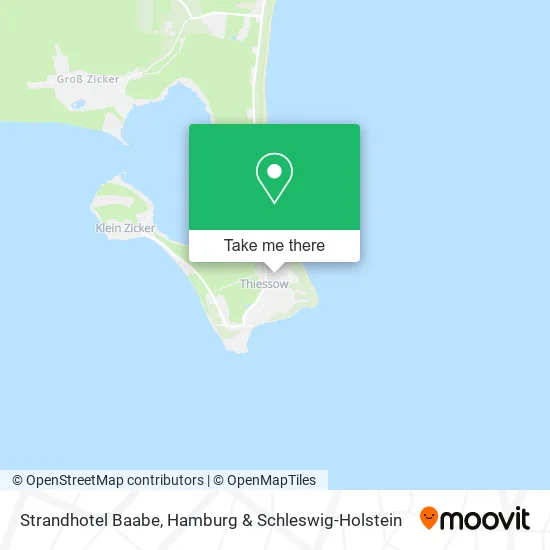 Карта Strandhotel Baabe
