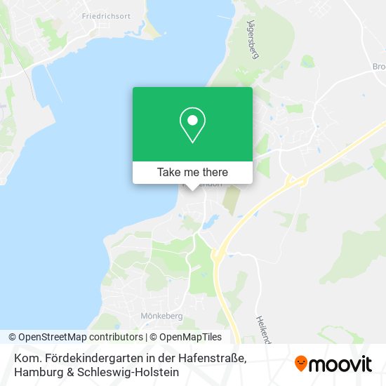 Kom. Fördekindergarten in der Hafenstraße map