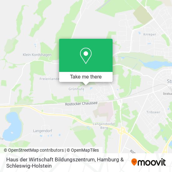 Haus der Wirtschaft Bildungszentrum map