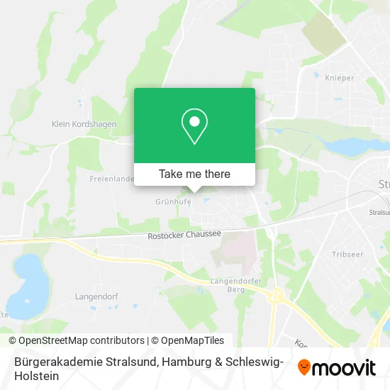 Карта Bürgerakademie Stralsund