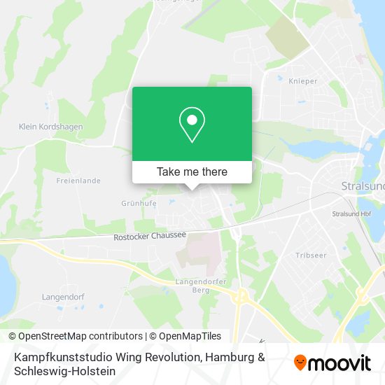 Kampfkunststudio Wing Revolution map
