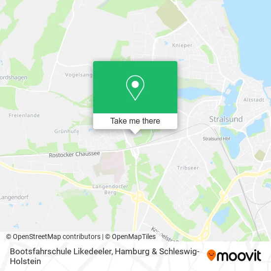 Карта Bootsfahrschule Likedeeler