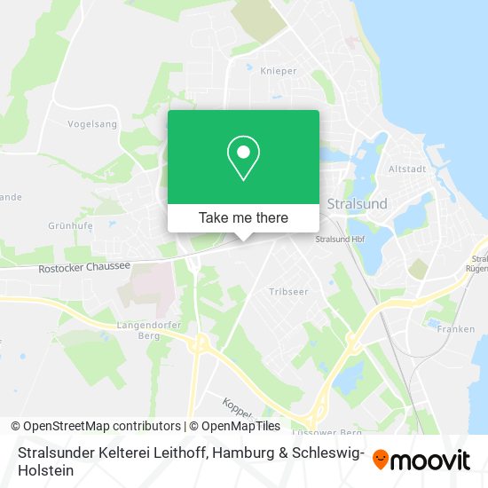 Stralsunder Kelterei Leithoff map