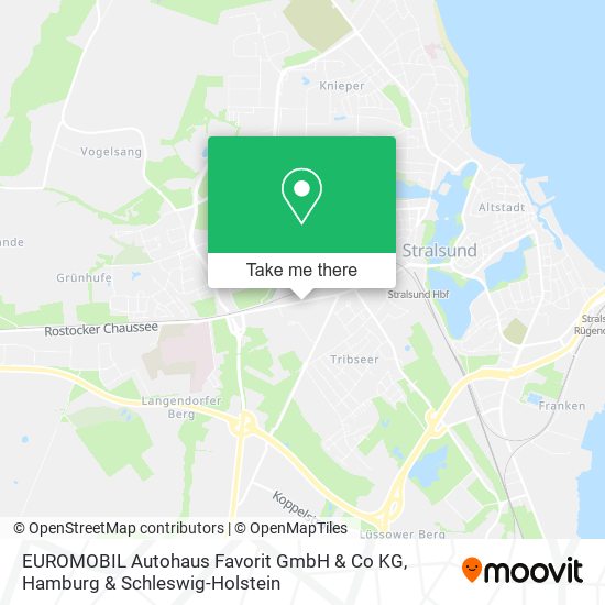 EUROMOBIL Autohaus Favorit GmbH & Co KG map