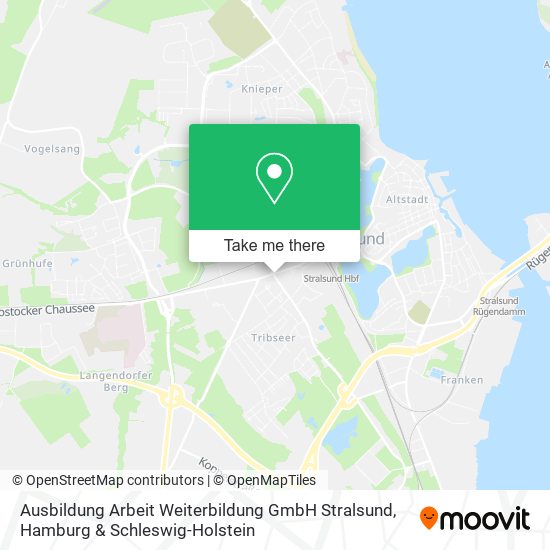Ausbildung Arbeit Weiterbildung GmbH Stralsund map