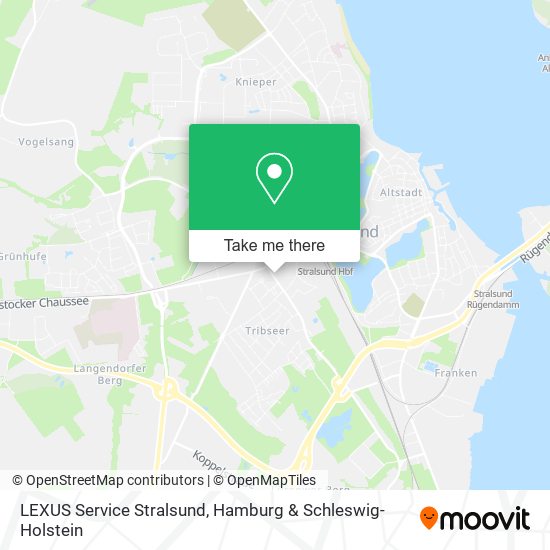 LEXUS Service Stralsund map