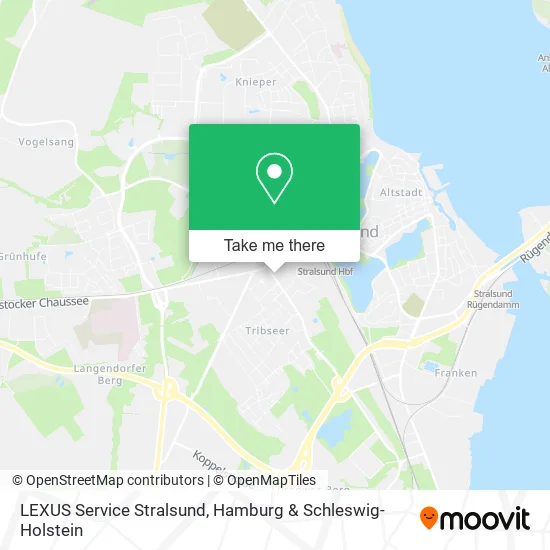 Карта LEXUS Service Stralsund