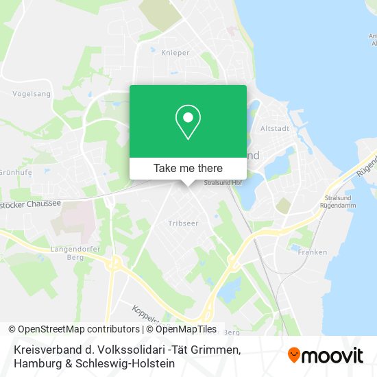 Kreisverband d. Volkssolidari -Tät Grimmen map