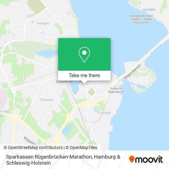 Sparkassen Rügenbrücken-Marathon map