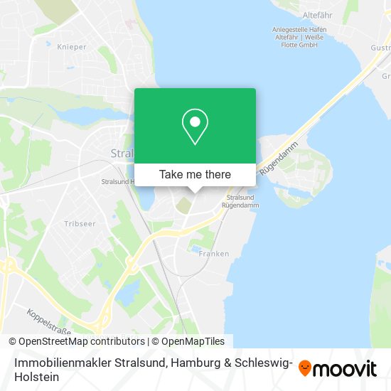 Карта Immobilienmakler Stralsund