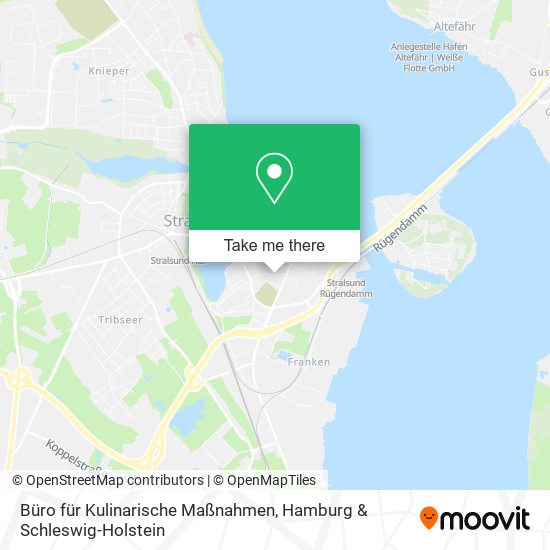 Büro für Kulinarische Maßnahmen map