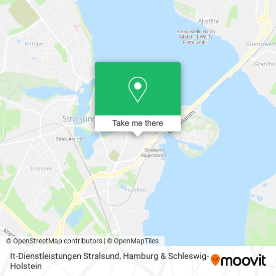 It-Dienstleistungen Stralsund map