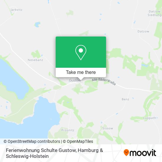 Ferienwohnung Schulte Gustow map