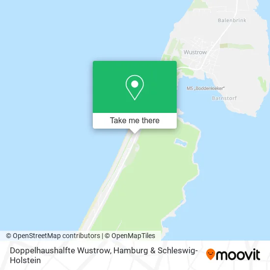 Карта Doppelhaushalfte Wustrow