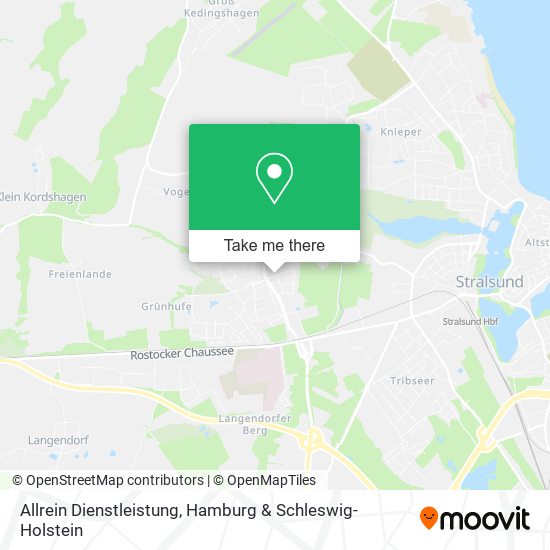Allrein Dienstleistung map