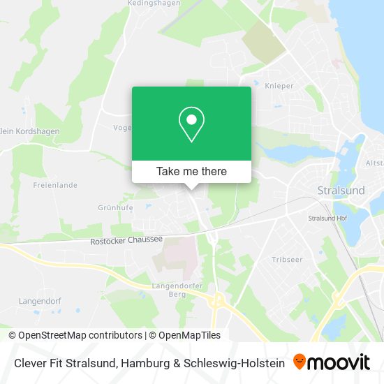 Clever Fit Stralsund map