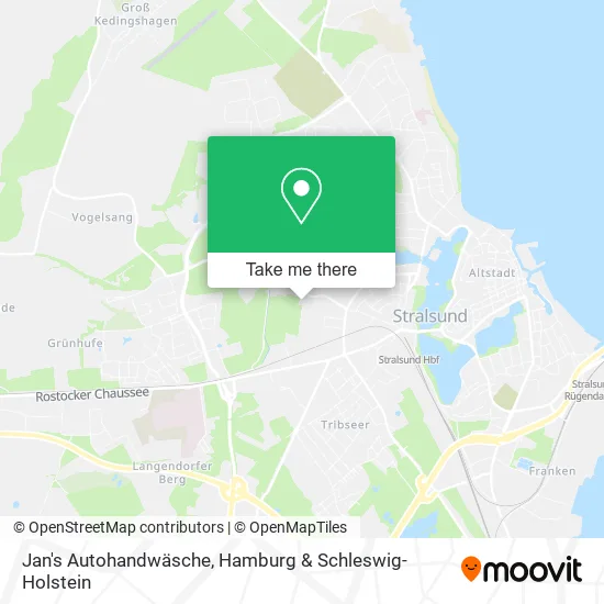 Карта Jan's Autohandwäsche