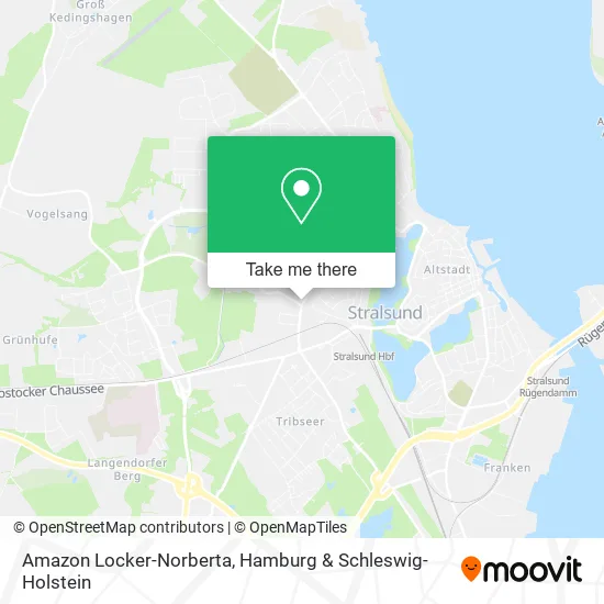 Карта Amazon Locker-Norberta