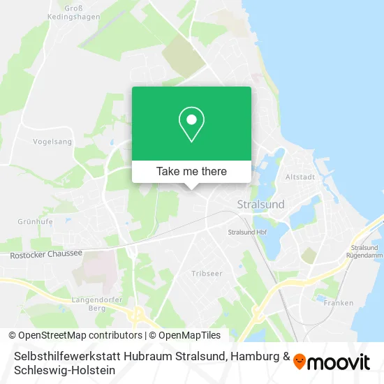 Карта Selbsthilfewerkstatt Hubraum Stralsund