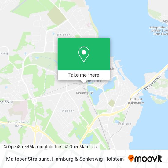 Malteser Stralsund map