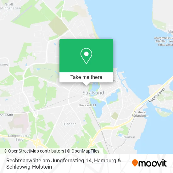 Карта Rechtsanwälte am Jungfernstieg 14