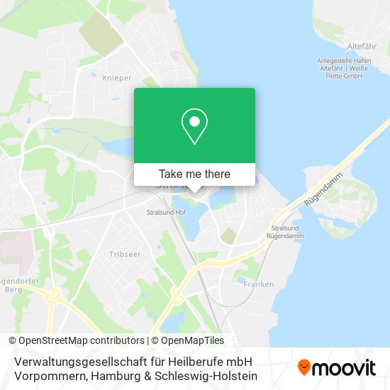 Verwaltungsgesellschaft für Heilberufe mbH Vorpommern map