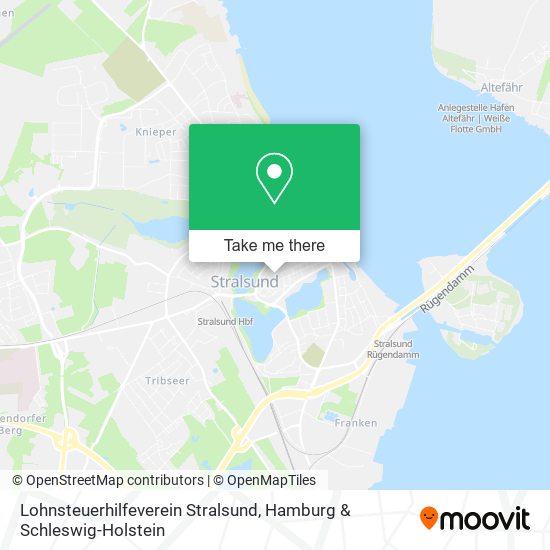 Lohnsteuerhilfeverein Stralsund map