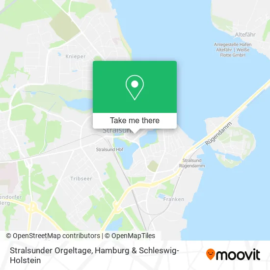 Карта Stralsunder Orgeltage