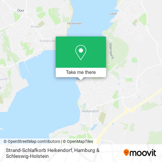 Карта Strand-Schlafkorb Heikendorf