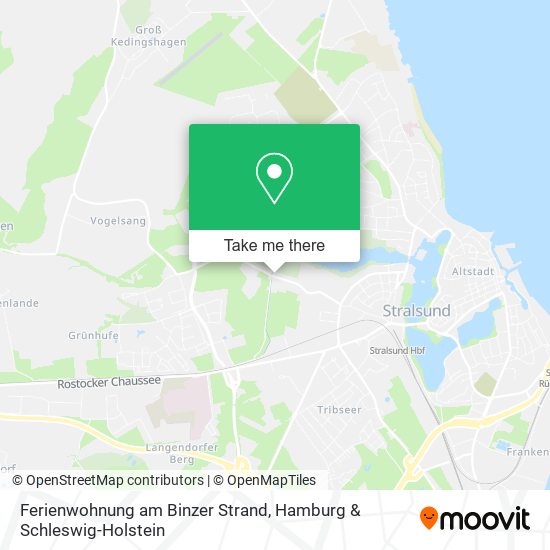 Ferienwohnung am Binzer Strand map