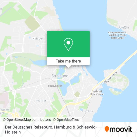 Der Deutsches Reisebüro map