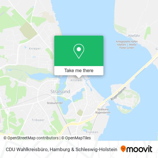 CDU Wahlkreisbüro map