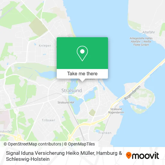 Карта Signal Iduna Versicherung Heiko Müller