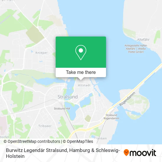 Карта Burwitz Legendär Stralsund