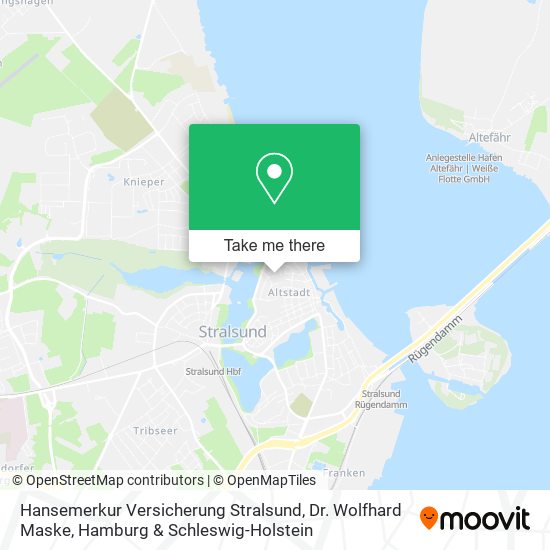 Hansemerkur Versicherung Stralsund, Dr. Wolfhard Maske map