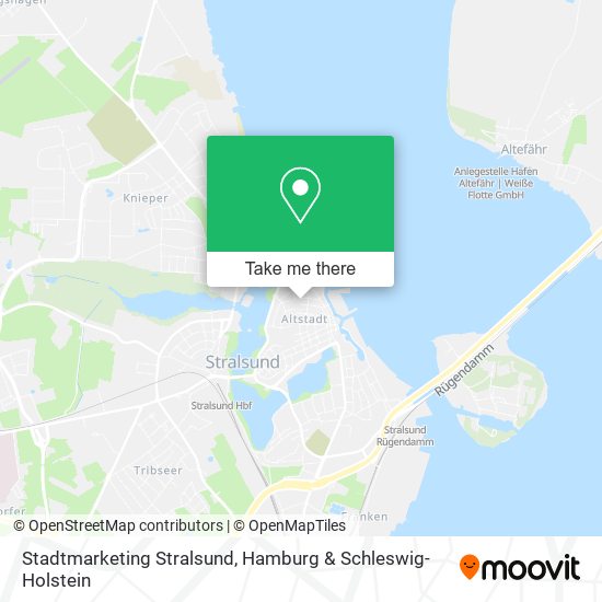Stadtmarketing Stralsund map