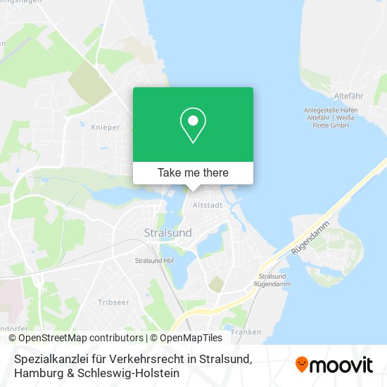 Spezialkanzlei für Verkehrsrecht in Stralsund map