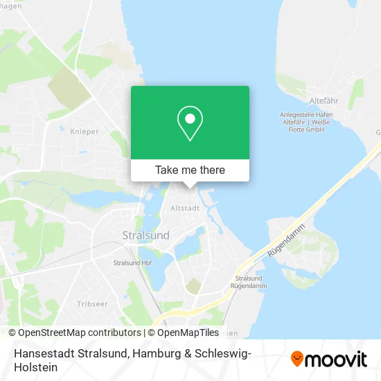 Карта Hansestadt Stralsund