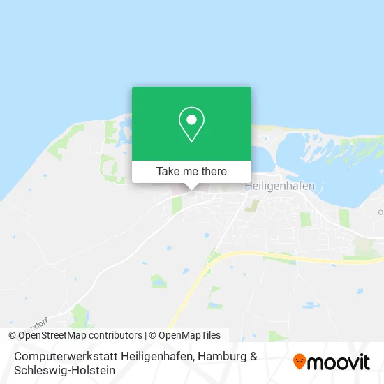 Карта Computerwerkstatt Heiligenhafen