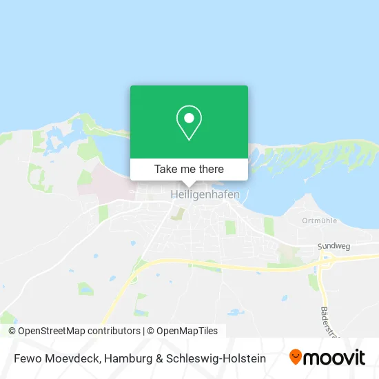 Карта Fewo Moevdeck