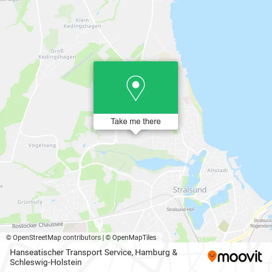 Карта Hanseatischer Transport Service